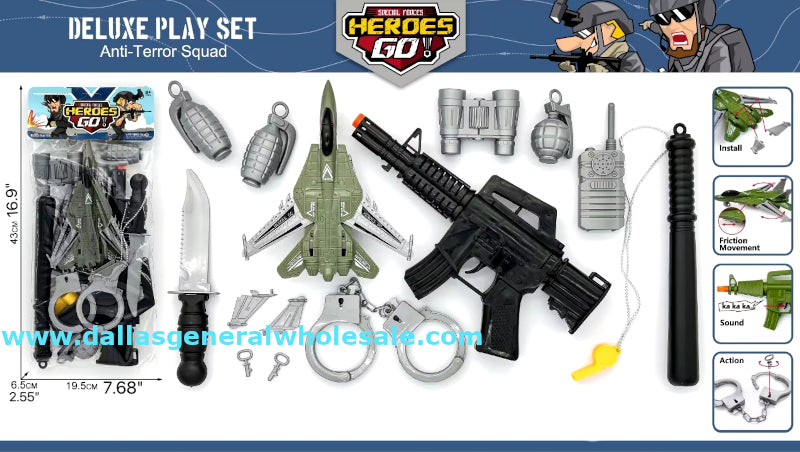 Toy Anti-Terror Military Play Set Wholesale
