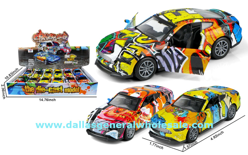 Toy Inertial Graffiti Race Car Models Wholesale