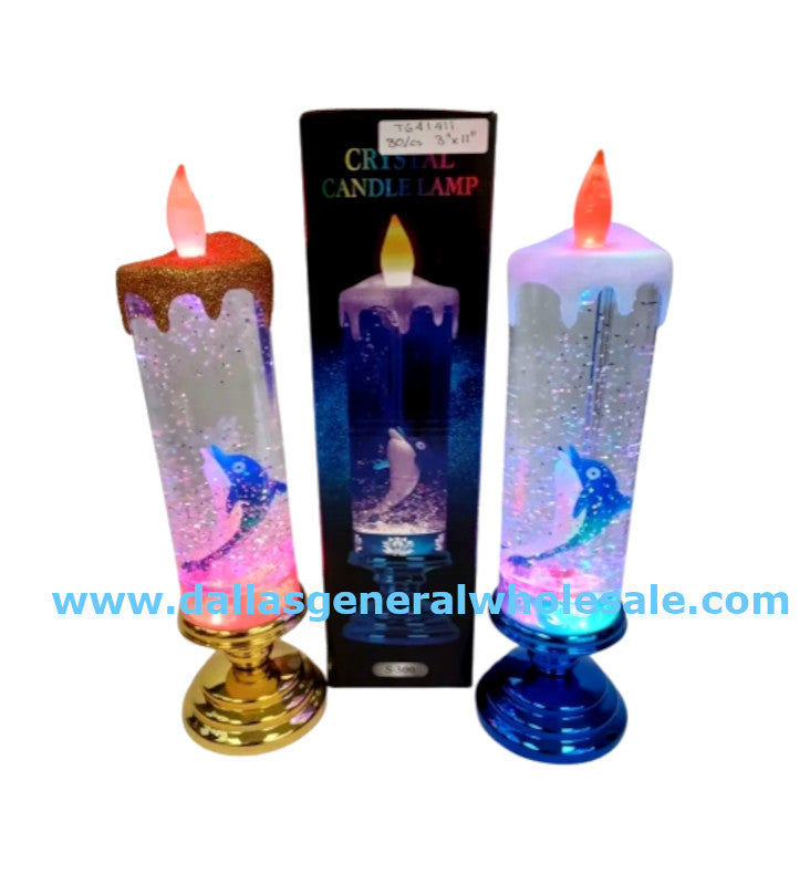 Novelty Dolphin LED Candle Tornado Lamps Wholesale