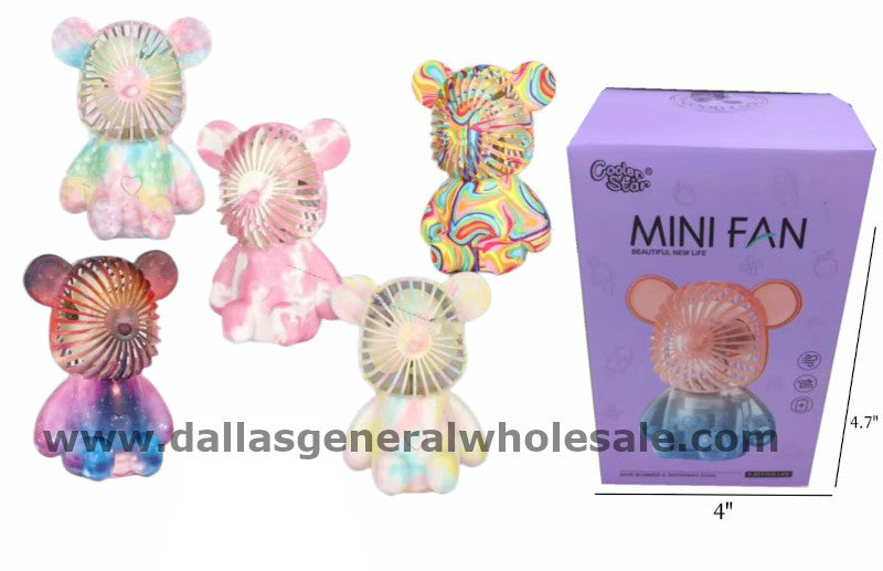 Buy wholesale Blue bear mini-fan