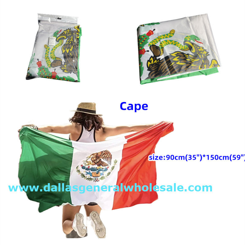 Mexico Flags Capes Wholesale