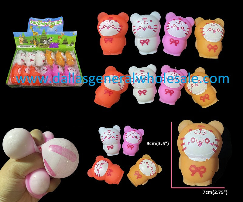 Cute Kitty Cat Squishy Fidget Balls Wholesale