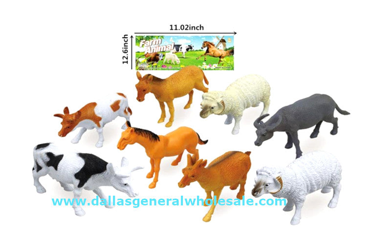 8PC Toy PVC Farm Animals Set Wholesale