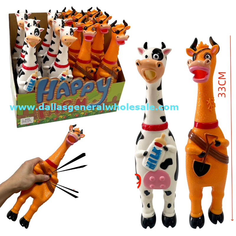 Toy Squeaky Cows Wholesale