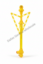 A bright yellow plastic novelty item shaped like a duck with a long pole and triangular support arms, photographed on a white background with a diagonal 'Dallas General wholesale' watermark across the center.