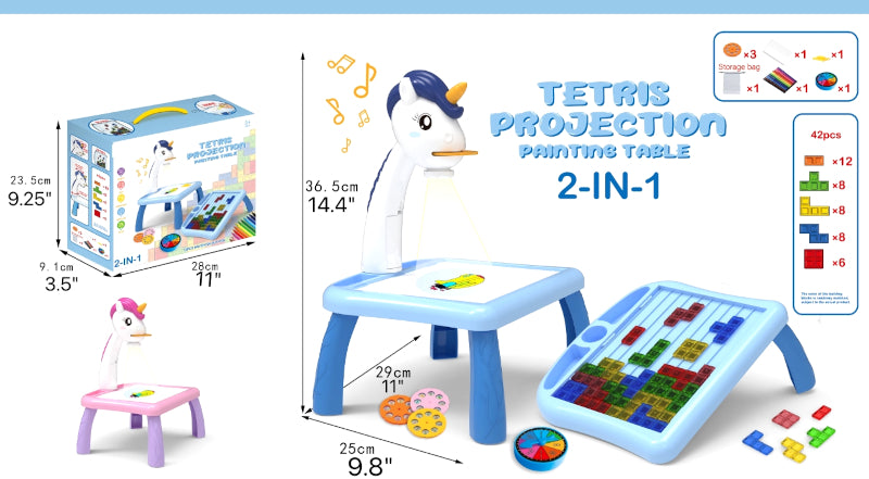 Puzzle Tetris Blocks Table Toy Set Wholesale