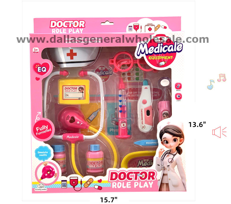 Pretend Play Musical Doctors Toy Play Set Wholesale