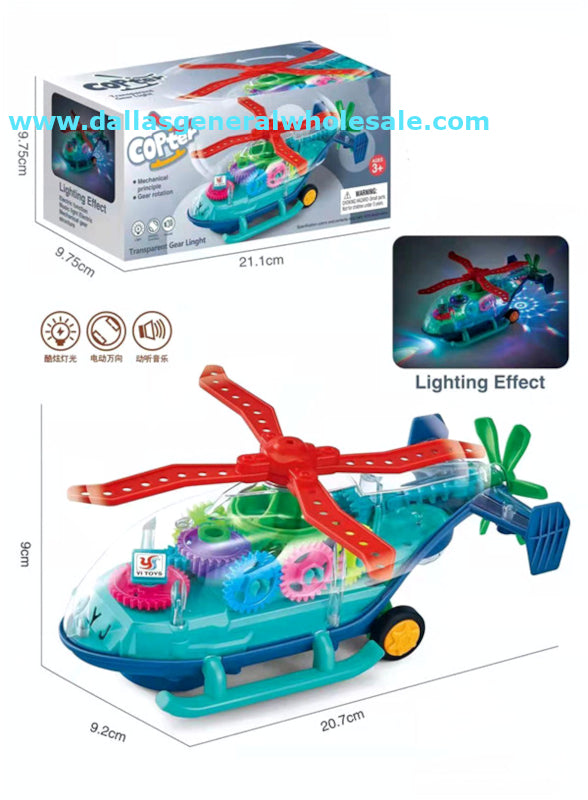 Toy Mechanical Gear Helicopters Wholesale