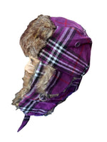 Casual Plaid Bomber Aviator Hats Wholesale