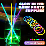 100PCS 8-Inch Glow Sticks | Wholesale Party Festival Glow Stick Tube