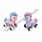 Electric cute pet toy with packaging and specifications on a green background