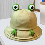 Novelty Kids Frog Bucket Hat with 3D Eyes and Feet - Wholesale