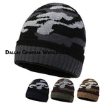Men Camouflage Quality Thermal Beanie Hats Wholesale