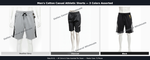 Men's Cotton Casual Athletic Shorts Wholesale