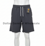 Men's Techno Waterproof Zip-Pocket Athletic Shorts Wholesale