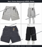Men's Techno Waterproof Zip-Pocket Athletic Shorts Wholesale