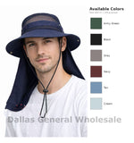 Men's Sun Protection Hat with Neck Flap & Mesh Ventilation Wholesale