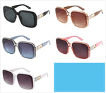 Oversized Square Crystal-Frame Sunglasses with Rhinestones Wholesale