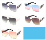 Oversized Square Rimless Sunglasses Wholesale