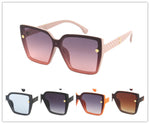 Oversized Two-Tone Square Sunglasses Wholesale