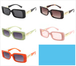 Womens Retro Rectangle Sunglasses Wholesale