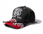 Route 66 "Mother Road" Denim Baseball Caps Wholesale