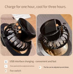 Solar Dual Fan Sun Hats — Wide Brim Bucket Hats Wholesale