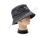 Star Embroidered Cotton Bucket Hats Wholesale