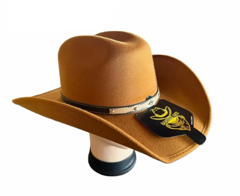 Tan-cowboy-hat-caramel-suede-  display picture 2