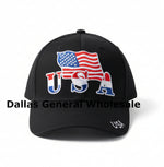 USA Flag Embroidered Baseball Caps Wholesale