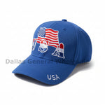 USA Flag Embroidered Baseball Caps Wholesale