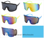 Unisex Oversized Sport Shield Sunglasses Wholesale