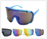 Unisex Oversized Sport Shield Sunglasses Wholesale
