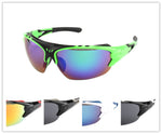 Unisex Sport Performance Sunglasses with Mirrored Lens Wholesale