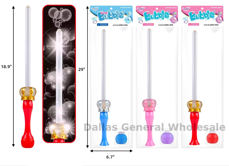 Crown Toy Musical Bubble Swords Wholesale
