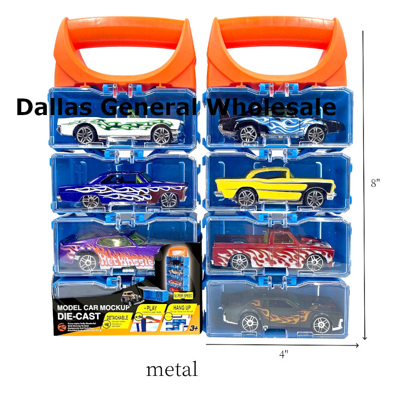 4 PC Toy Metal Friction Die Cast Cars Play Set Wholesale