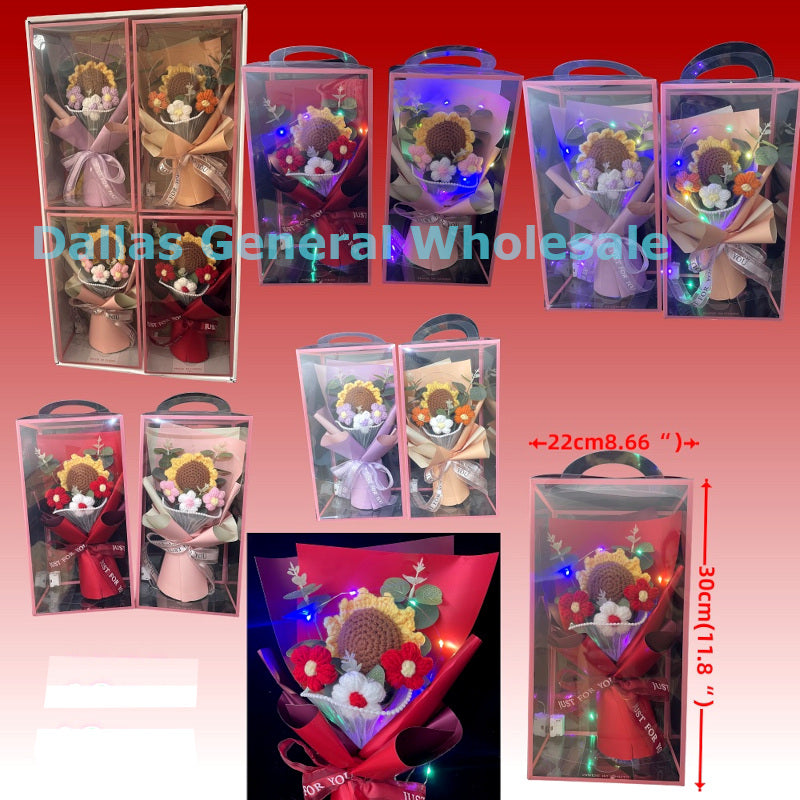 Trendy Crochet Flower Bouquet Wholesale