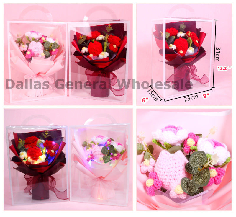 Trendy Crochet Flower Bouquets Wholesale