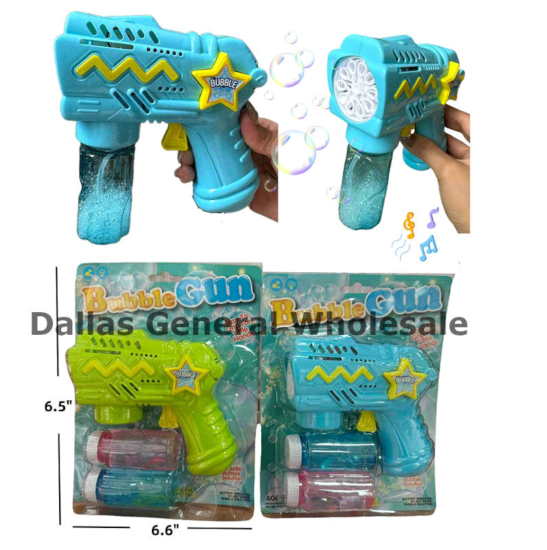 Toy Musical Multi Hole Bubble Blaster Space Guns Wholesale