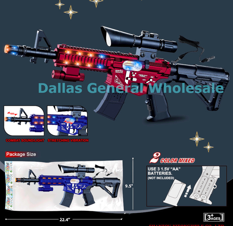 22" Long Toy Machine Guns Wholesale