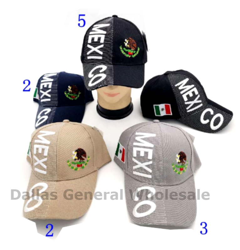 "Mexico" Adults Baseball Caps Wholesale