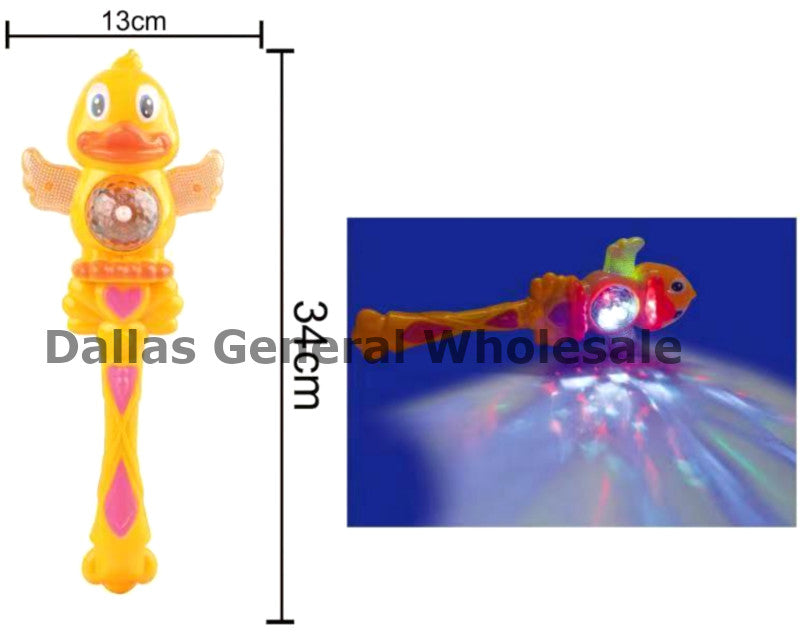 Light Up Musical Toy Duck Wands Wholesale