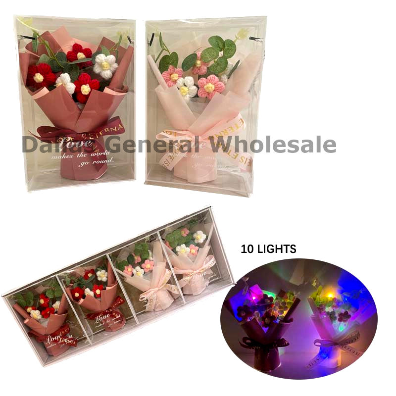 Crochet Flower Bouquet Mothers Day Gifts Wholesale