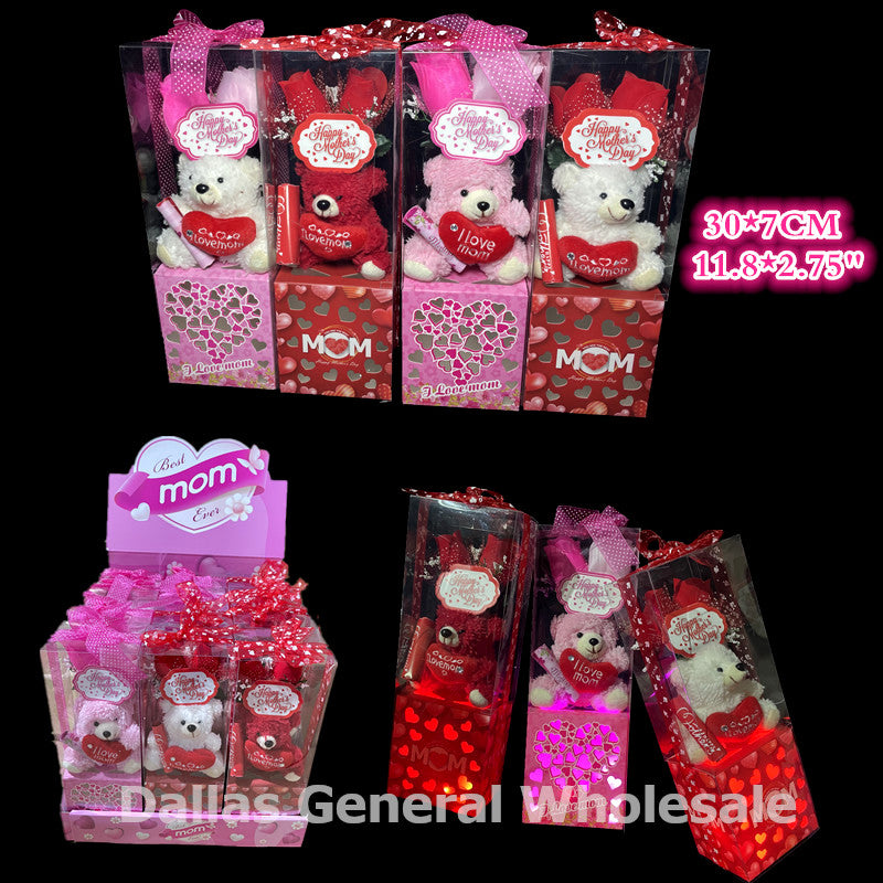 Mothers Day Light Up Bear Gift Set Wholesale