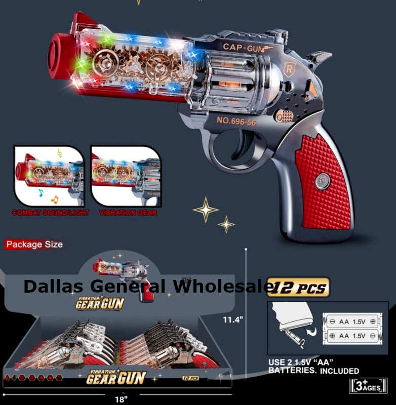 Battery Operated Toy Gear Pistols Wholesale