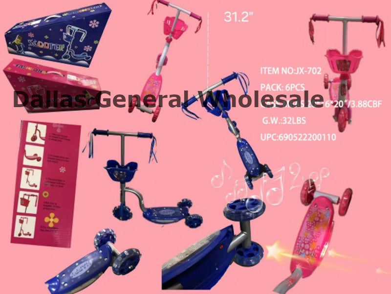 Children Metal 3 Wheel Scooters Wholesale