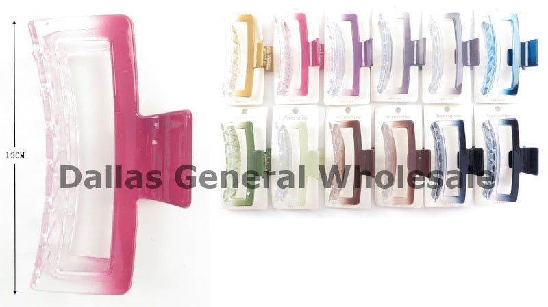 X-Large Hair Claw Jaw Clips Wholesale