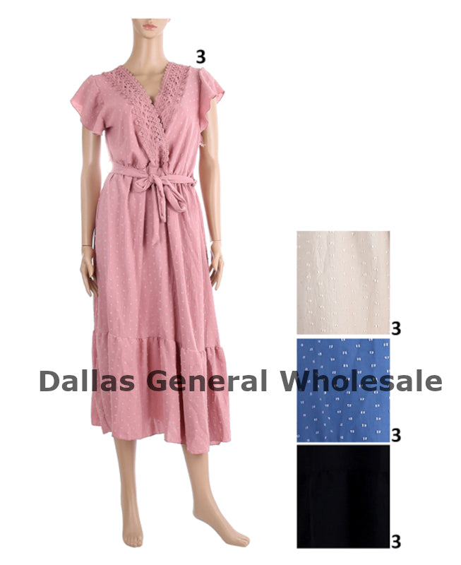 Women's Cute Feminine Midi Dress Wholesale