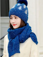 Women Snowflake Thermal Beanie Hats Wholesale
