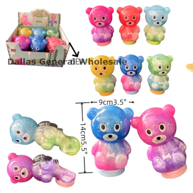 Novelty Bear Crystal Slimes Wholesale